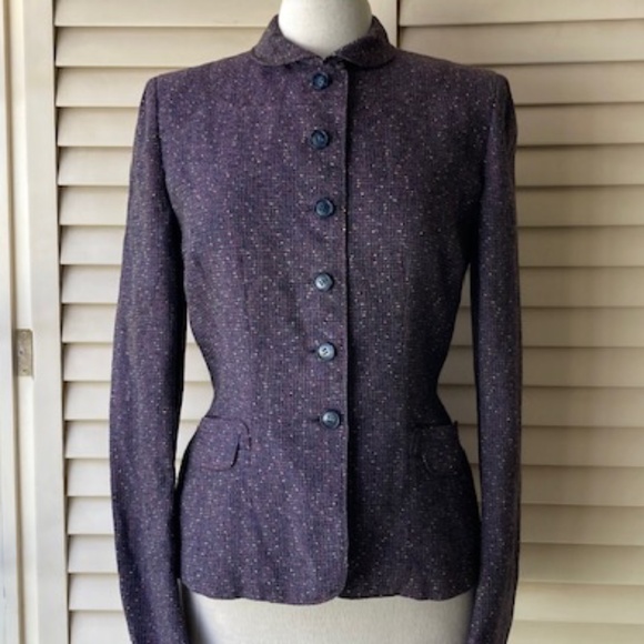 Vintage Bonwitt Teller Philadelphia Tweed Jacket - Picture 1 of 12
